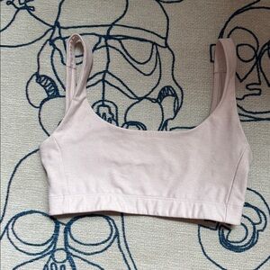 Outdoor Voices Double Time Pink Bra